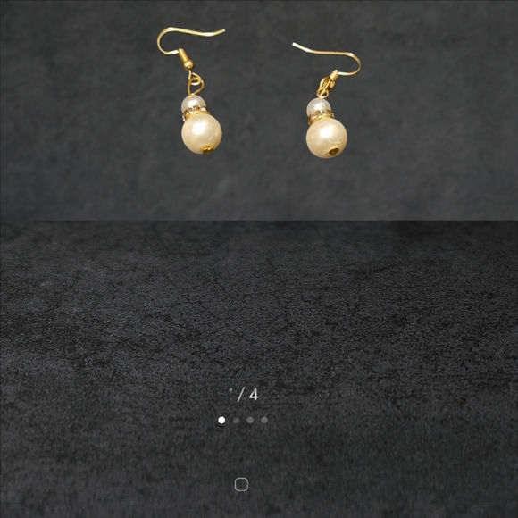 Pearl ear rings imitation - Picture 8 of 11